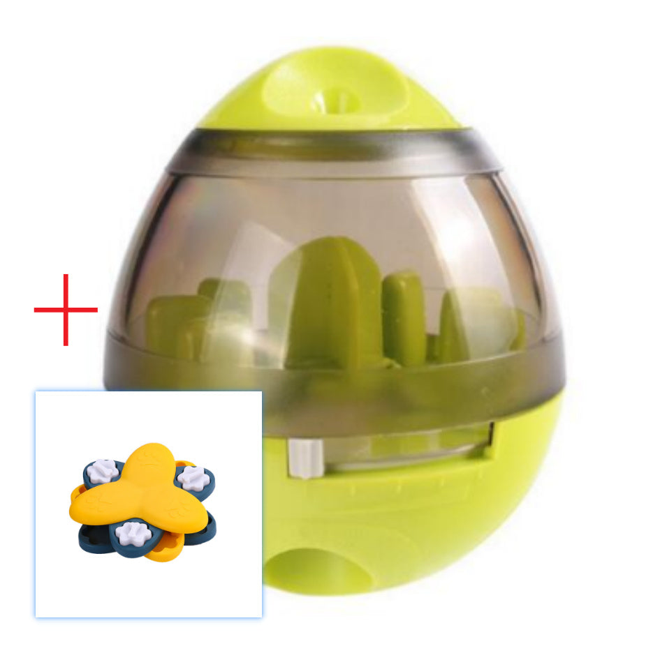 Dog food leaking device