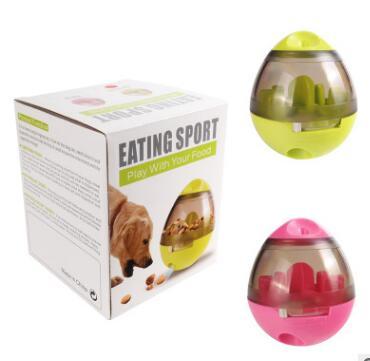 Dog food leaking device
