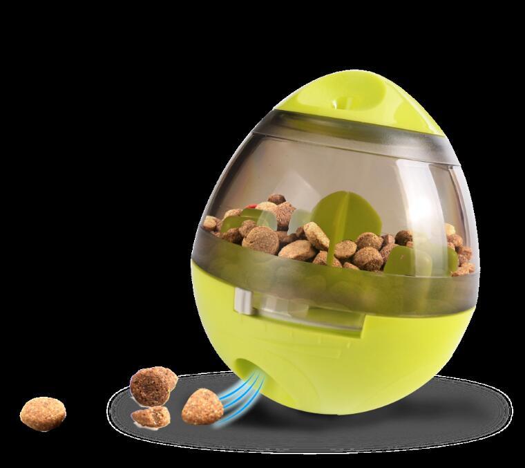Dog food leaking device